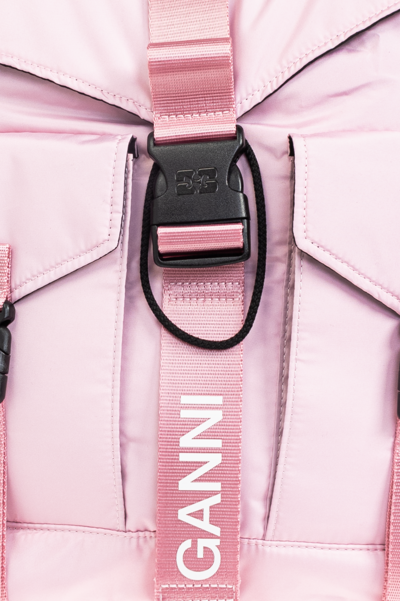 Pink logo backpack online